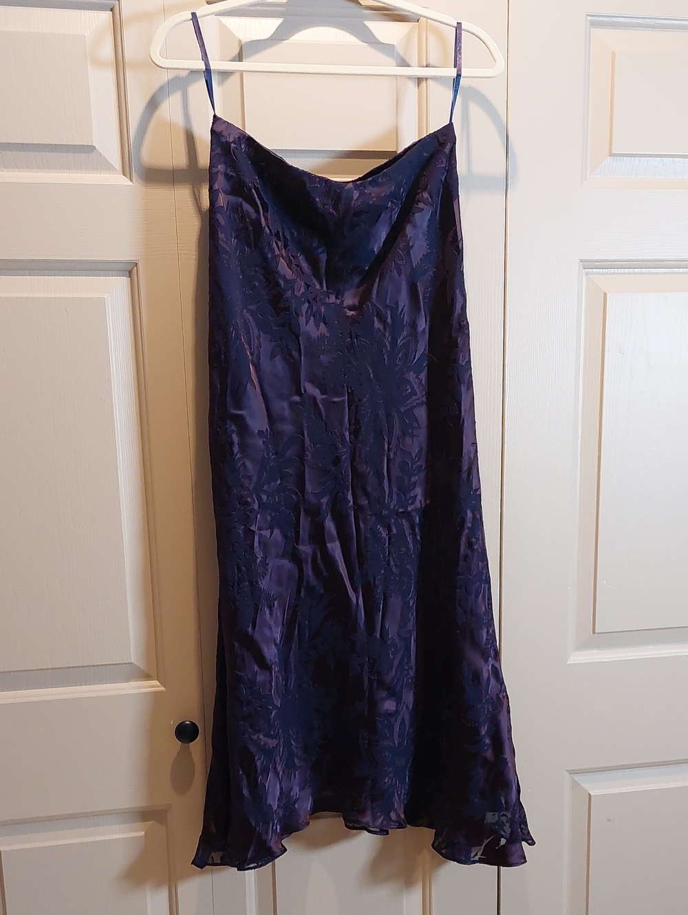 Monsoon Deep Purple A-Line Slip Skirt
